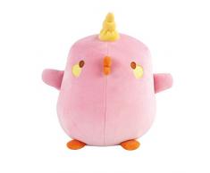 TOMY MOLANG - Peluche Piu Piu Licorne Super Douce L66089, Peluche Molang, Peluche Douce et Moelleuse à Collectioner, Doudou Licorne, Licorne en Peluche Rose Pour Enfants et Fans de Molang