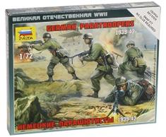 Zvezda - Z6136 - Maquette - Parachutistes Allemands - Echelle 1:72
