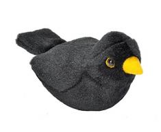 Wild Republic - 19489 - Oiseau en Peluche avec Ramage Original - Merle noir