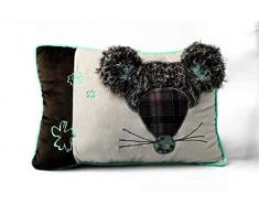 Woodyland 104594063 Richie Mouse Coussin Multicolore