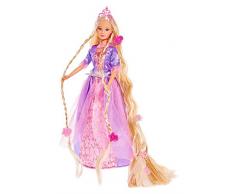 Simba - Steffi Love - Poupée et Mini Poupée - Princesse Rapunzel - Rose - 29 cm