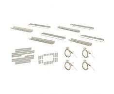 Viessmann 6045 – Kit de démarrage étage intérieur Éclairage, 8 Rails, 4 Tailles différentes, 4 LED Blanc