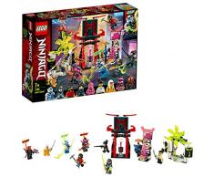 LEGO NINJAGO, Le marché des joueurs, Set de 9 figurines avec Digi Jay, lavatar de Pink Zane et lavatar dHarumi