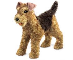 Folkmanis Airdale Terrier Marionnette