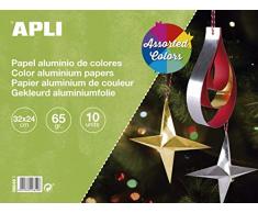 APLI Kids autocollants, Couleur Argent - 16649 - Version Espagnole