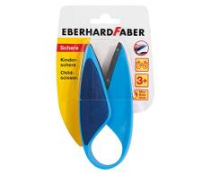 Eberhard Faber 579951 Ciseaux pour Enfant pour gauchers et droitiers Idéal pour Couper et bricoler avec des Jeunes Enfants Bleu