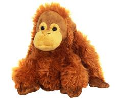 Wild Republic Republic-12296 Peluche Orang-Outan Cuddlekins Mini, Jouets, 20cm, 12296, Brun
