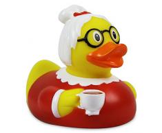 Lilalu 8x8cm/50g Collector and Baby Grandma Canard Jouet de Bain en Caoutchouc