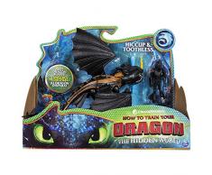 Spin Master - Dreamworks Dragons 3 - 6045112 - Jeu enfant - Figurine dAction - Pack Dragon & Viking Dragons - Film Dragons 3 Le Monde Caché - Modèle aléatoire