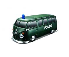 Maisto - 582091P - Véhicule Miniature VW Bus - Police - Vert