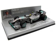 Minichamps - 410100104 - Véhicule Miniature - Mercedes GP MGP W01 - Premier podium Mercedes GP - Echelle 1/43