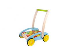 Tooky Toy Jeux en bois - Be_Imex- Animaux Trotteur avec Cubes en Bois Forest