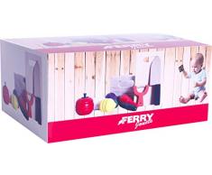 FERRY- Panier Fruits et legumes en Bois, 320100, Marron