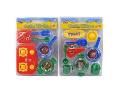 Toys Garden – Set Cuisine Double Blister, Multicolore, 3.tg25989