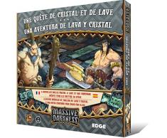 Edge Entertainment Lot de Table, Couleur une Aventure de Lave et Verre - Version Espagnole
