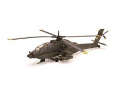 New Ray - 25523 - Construction Et Maquette - Helicoptère Die Cast Apache Militaire 1/55ème