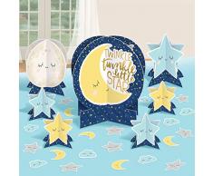 Amscan International- Décorations, 282152, Table Decorationso Kit Twinkle Little Star, 27 Pieces