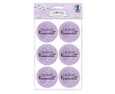 Ursus 59510010F Lot de 24 Autocollants pour Invitation à ma Communion, diamètre env. 4,8 cm, Lilas