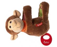 sigikid, Filles et Garçons, Peluche Musicale Suspendue de Singe avec Boîtier Musical Amovible, Jouets pour Bébés, Recommandé dès la Naissance, Brun, 42419