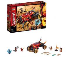 LEGO-Le 4x4 Katana, Comprend 5 Figurines Ninjago Briques de Construction, 70675, Multicolore