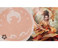 Fantasy Flight Games FFGL5S14 Tapis de Jeu Lâme de Shiba L5R LCG (Phoenix Clan), Multicolore