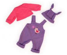 Bayer Design - 83856 - Vêtement pour Poupée - Habit Poupon - Salopette - Pink/Mauve - 38 Cm
