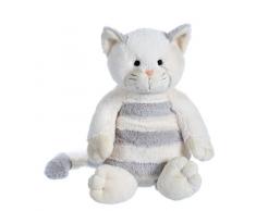 Gipsy - 070283 - Peluche - Frizzy Kitty XL Crème À Rayure Grise - 30 Cm