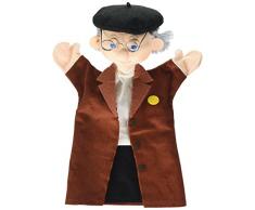 Moravská ústredna 22523 Un Grand-père EDA 26 cm, marionnettes à Main, Multicolore
