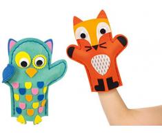Goula - 52030 - 2 Marionnettes Hibou-Renard