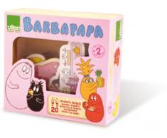Vilac - 5826 - Jouet en bois - Coffret 20 Magnets Barbapapa