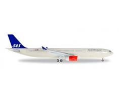 Herpa- SAS Scandinavian Airlines Airbus A330-300 Helge Viking Maquette à Échelle, 558303