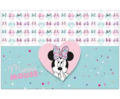 Procos- Nappe Plastique 120 x 180 cm Minnie Party Gem, Multicolore, 5PR88977