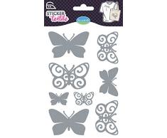 Aladine - 41416 - Autocollant Textile - Papillon Glitter