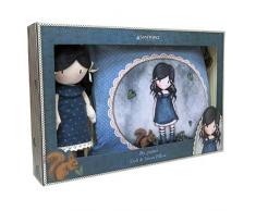 Gorjuss - CK-10A-G - Set Cadeau Poupée et Coussin Secreto-You Brought Me Lov, Multicolore (CYP Brands