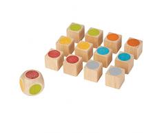 PlanToys- Mini mémo, PT4128, Bois
