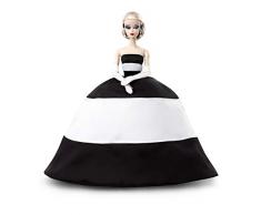 Barbie Signature poupée de Collection Splendide en Noir et Blanc, Jouet Collector, FXF25