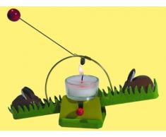 Kraul Bougie balancier avec lapins - version anglaise