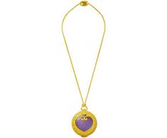 Polly Pocket Médaillon Magique, pendentif lumineux pour jouer les scènes de transformation, jouet enfant, FRY34