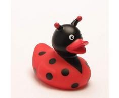 LiLaLu 8 x 8 cm/50 g Collector et bébé Coccinelle Canard en Caoutchouc Jouet de Bain