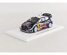 Spark- Voiture Miniature de Collection, S5970, Bleu/Rouge/Jaune