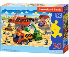 Castorland B-03686 Scie sauteuse Classique 30PC – Maison en Construction