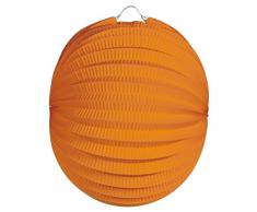 Folat Lanterne de fête Ronde Orange 22 cm
