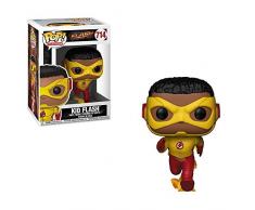 Funko- Figurines Pop Vinyl: The Kid Flash Collectible Figure, 32117, Multicolour, Standard