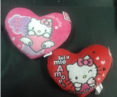 Ediglam 1031.22 Coussin en forme de cœur, multicolore, 16 cm