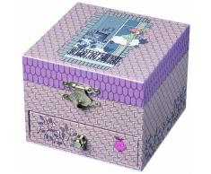 TROUSSELIER - Sirène - Boîte à Bijoux Musicale - Idéal Cadeau Jeune Fille - Musique Beautiful Dreamer - Colori Gris