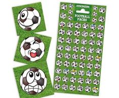 Autocollants 3D - Football Faces