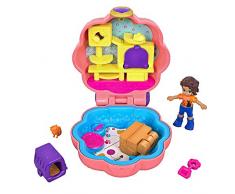 Polly Pocket Mini-Coffret Shani et Capitaine Trouillard avec mini-figurine, accessoires, jouet enfant, GFM52