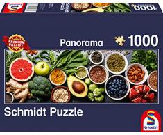 Schmidt Spiele Puzzle 58361 Puzzle panoramique sur Table de Cuisine 1000 pièces Multicolore