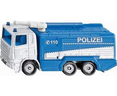 SIKU- Canon à Eau de Police Voiture Jouet, 1079, Bleu/Blanc