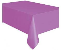 Unique Party 50009 - Nappe en Plastique Violette 2,74 m x 1,37 m